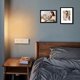EGOFINE 12x9 Black Wood Photo Frames Set of 4 with Acrylic Glass view 5