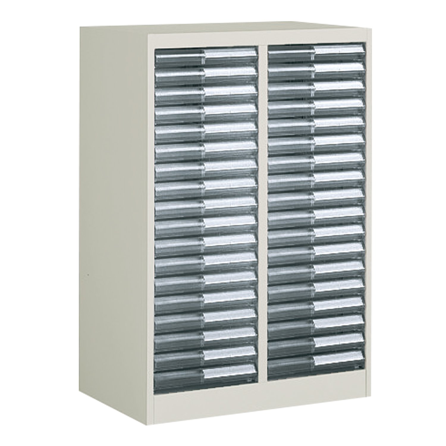【配送設置込】 コクヨ 書類整理庫 フロアケース S-A312F1N A4縦型 2列浅型18段 ナチュラルグレー 高さ88cm  B00NEGY7HY