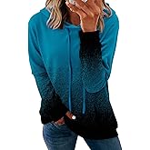 onlypuff Women's Pullover Hoodies Teen Girls Trendy Fall Fashion Tops Hooded Sweatshirts