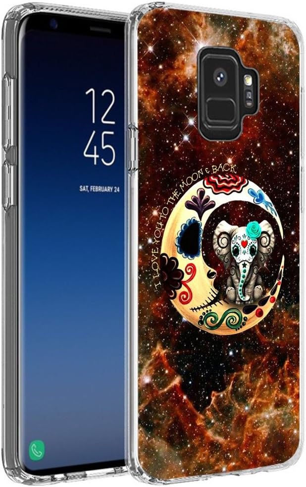 Case for Samsung Galaxy S9 Nebula Mandala Elephant，ChyFS Phone Case，TPU Protective Clear Case