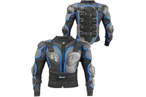 YEBCKZL Kids Motorcycle Jakcet-Dirt Bike Gear,Youth Motocross Armor Cloth,Back Chest Protection for Snowing Skateboard ATV