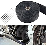 Nastro Termico Isolante 5M Per Marmitte Auto E Moto - Resistente Al Calore Fino A 200°C - Foto 5