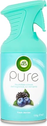 Air Wick Pure Fresh Berries Scent Spray 250ml 6-Pack Odour Neutraliser