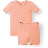 AVAUMA Toddler Short Pajamas Set Baby Boys Girls Kids Snug fit Ribbed Sleepwear pjs for Daily Life Style