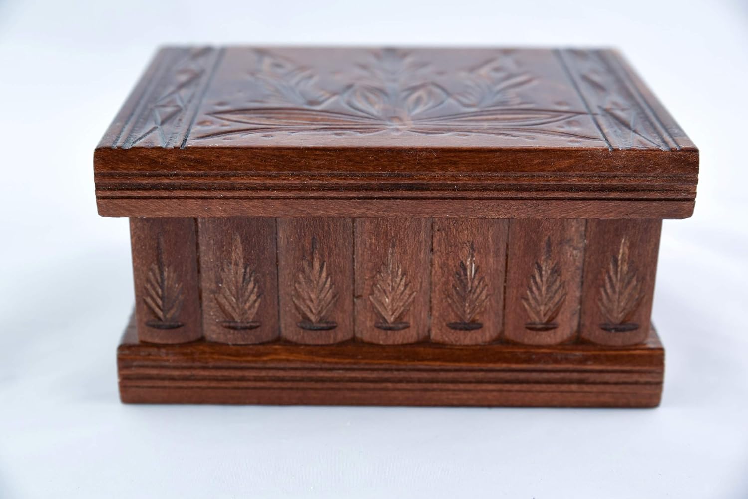 Hidden Compartment Safe Stash Puzzle Jewelry Box Lock Key