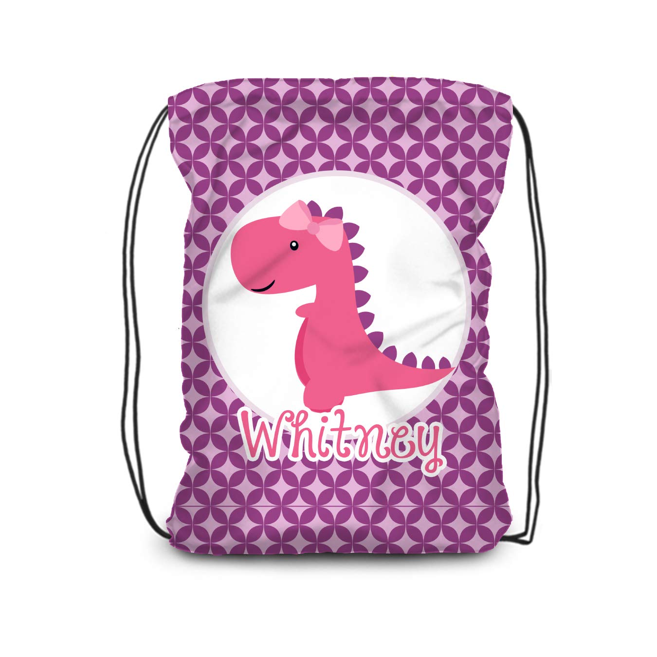 dinosaur drawstring backpack