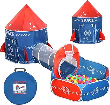 rocket ship ball pit