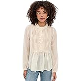 Ulla Johnson Women's Adriel Long Sleeve Tunic Blouse