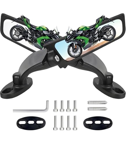 ♦️全身鏡 For ZX6R ZX636 ZX10R 2025 2024 Motorcycle Invisible Winglet