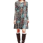 HiMONE Long Sleeve Dresses for Women Black Dress Casual Short T-Shirt Dresses