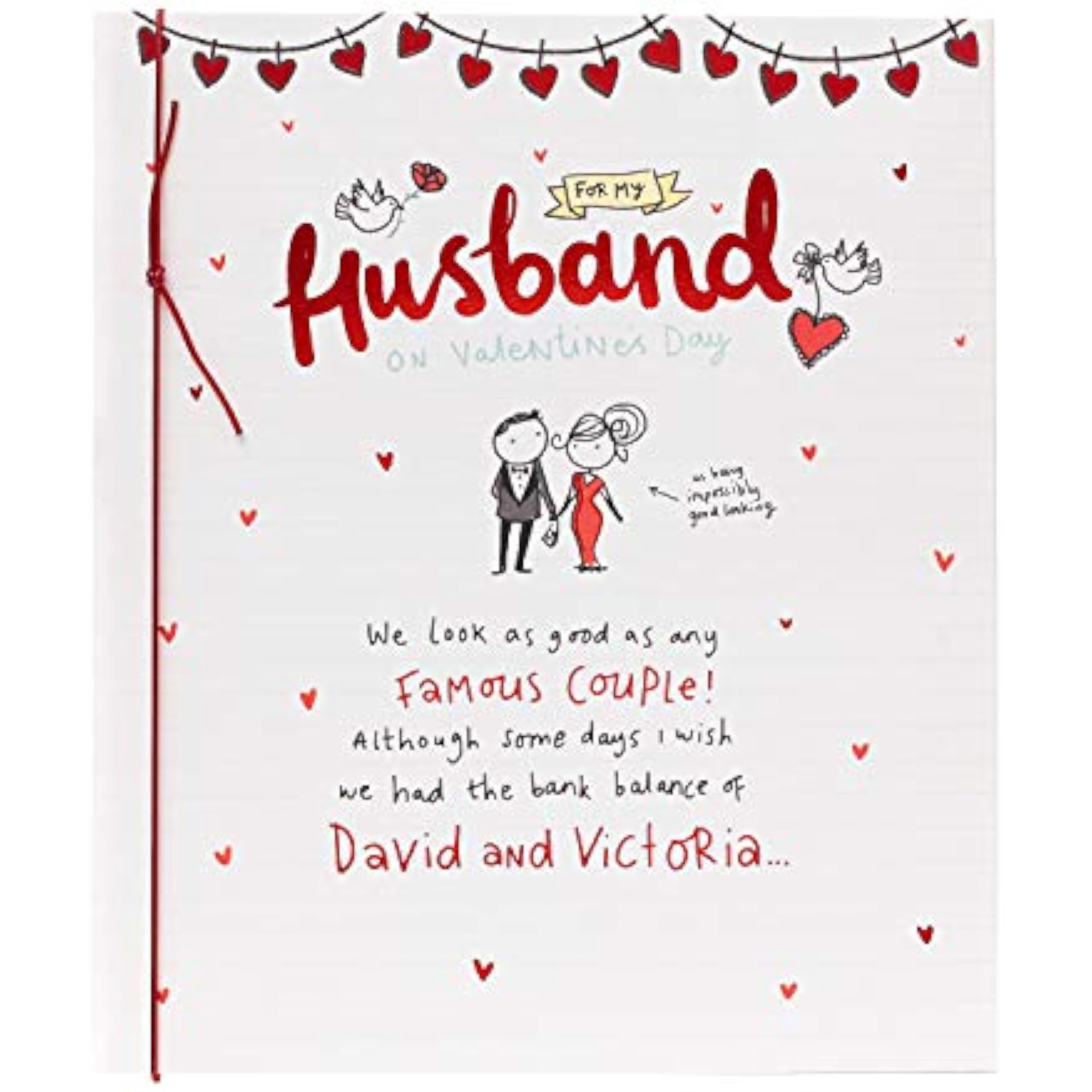 Husband Valentine's Day Card - Fun Poem Valentine's Day Card for Husband - for My Husband on Valentine's Day