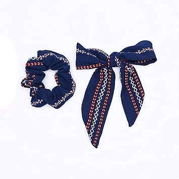 Amazon Com Diy Bow Streamers Hair Scrunchies Ribbon Hair Ties