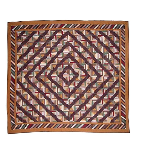 Buy Patch Magic King Dusty Diamond Log Cabin Quilt 105 Inch By 95
