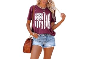 AOANG Graphic Tees for Women Short Sleeve Tshirts,Womens Summer Tops Crewneck Shirt Blouse