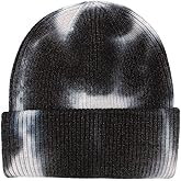 KBETHOS Ribbed Knit Tie Dye Cuffed Beanie Thick Winter Ski Hat Skully Winter Warm Mens Womens Unisex