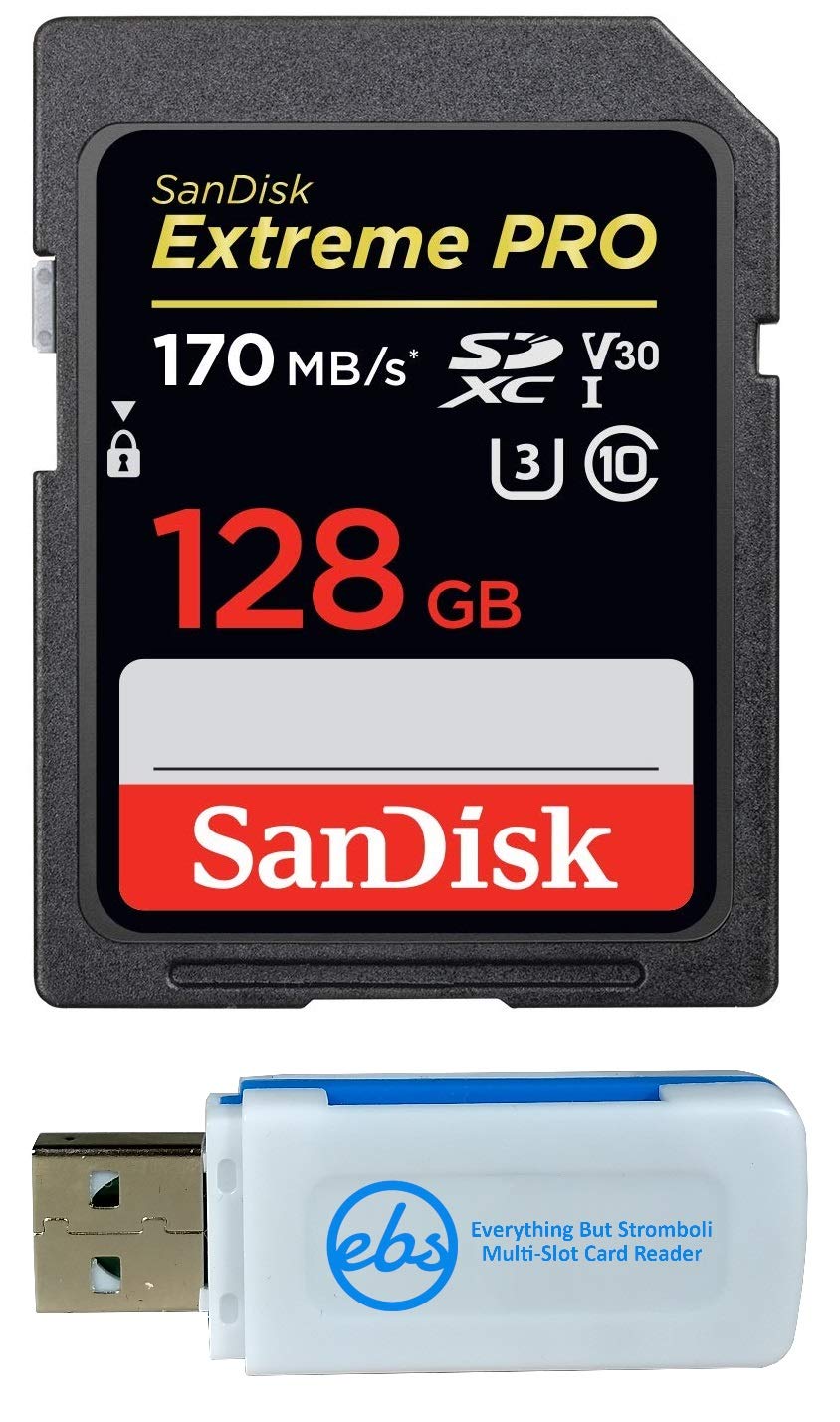 SanDisk 128GB SDXC Extreme Pro Memory Card Bundle