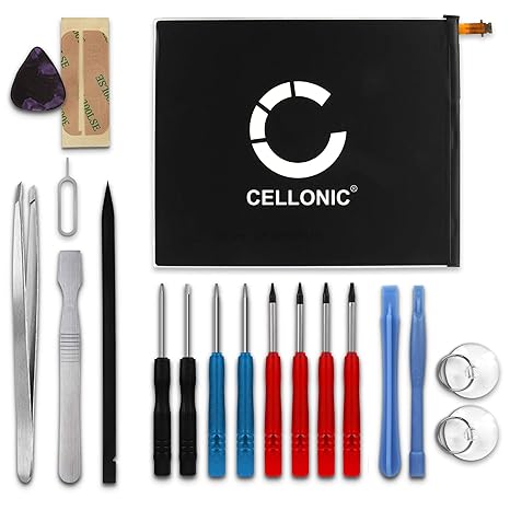 Cellonic® Premium Akku kompatibel mit Samsung Galaxy Tab E 9.6 inkl. Werkzeug-Set (SM-T560 / SM-T561) (5000mAh) EB-BT561ABA E