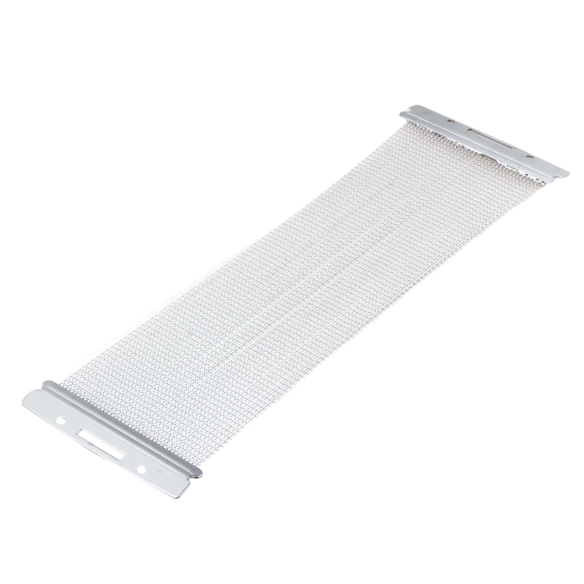 BQLZR Snare Wire Silver 32x10.7cm Steel Drum Snare Wire 13 Inch 40 Strand Snare Wire for Drum Parts，40 Wire