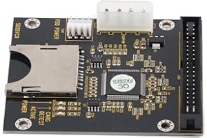 Saluaqui IDE Pata to Sdcard IDE SD Adapter 40 Pin to SD Card Adapter 3.5In SDSDHCSDXC Memory Card 40Pin Male High Speed Data 