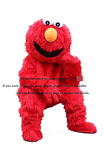 Amazon Com Sesame Street Muppet Red Elmo Mascot Costume Cospaly
