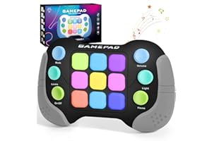 AOTIBO Fast Push Fidget Toys Handle, Flashing Handheld Game for Kids Teens Adults, Electronic Brain & Memory Game, Quick Push Buttons Gamepad, Xmas Birthday Gifts STEM Toys for Boys Girls