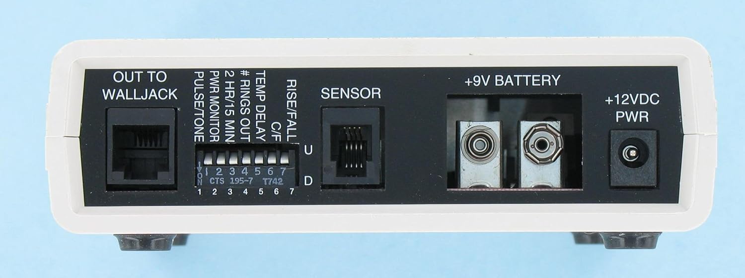 Amazon.com: Control Products Intermediate FreezeAlarm Custom Temperature  and Power Outage Alarm FA-I-CCA with voice message to up to 3 phone numbers  / Quick ...