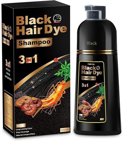 Amazon.com : Maryono Dark Brown Hair Dye Shampoo 3 in 1 for Gray