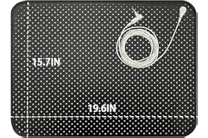 XINHUSU Grounding Mat Breathable Grounding Pad with Air Holes 15.7"x19.6" Grounding Mat for Bed Foot Lightweight Earth Connected Mat