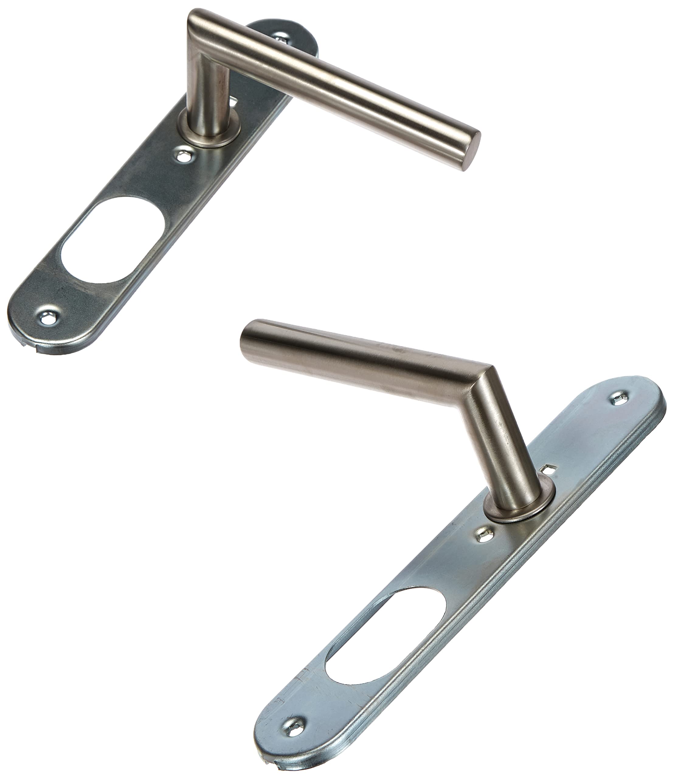 Bricard Tempo Disco 666470 Set of Stainless Steel Handles on Plate, 666468