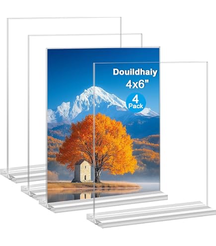 Amazon.com - Azar DIsplays 107726-2PK Clear Acrylic 4x6 Double