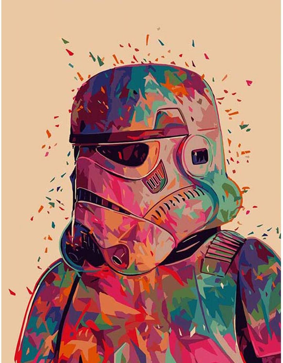 starxing Darth Vader DIY Öl Digitales Malen nach Zahlen