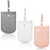 Kajaia 3 Piece Hidden Bra Wallet Women Adjustable Undercover Travel Bra Wallet Secret Pocket Pouch for Credit Card Money Secure(White, Pink, Gray)