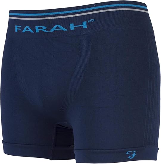 Farah - 2 Pack Hombre Algodon Boxer sin Costuras en Negro Blanco y ...