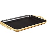 Le Creuset Enameled Cast Iron Rectangular Skinny Griddle, 13" x 8.5", Quince
