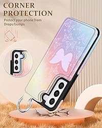 Shorogyt for Samsung S22 Plus Wallet Case with Card