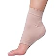 ZenToes Achilles Tendon Heel Protector Compression Padded Sleeve Socks for Bursitis, Tendonitis, Tenderness - 1 Pair