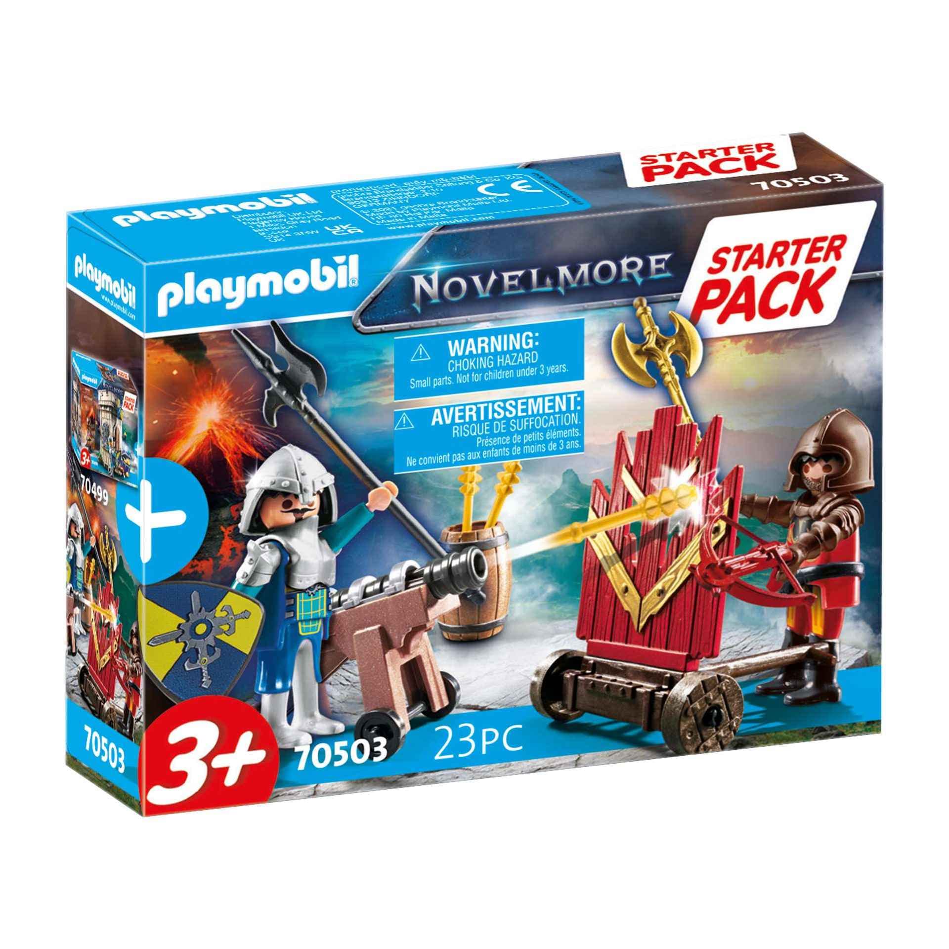Playmobil 70503 Novelmore Knights' Duel Small Starter Pack, for Children Ages 3+, Fun Imaginative Role-Play, PlaySets Suitable for Children Ages 4+