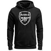 Arsenal FC Mono Badge Fleece Pullover Premium Soccer Hoodie