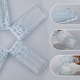 SZCXDKJ 5 Pack Clear Rubber Anti Slip Door Wedge Stop Floor Patio view 3