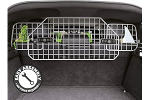 JUMBL PET Dog Barrier for SUV's, Cars & Vehicles, Heavy-Duty - Adjustable Pet Barrier, Universal Fit