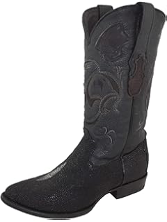 botas de piel de mantarraya macho