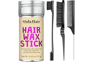Dolahair Hair Wax Stick for Flyaways wax Stick for Kids Women Hair Accessories for Women Girls Bun Maker Accessories Slick Ba