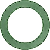 Yardwe Floral Foam Ring 16.5 Inch, Round Wet Flower Ring with Suction Cup Base for DIY Floral Arrangements, Fresh Silk Flowers and Wedding Car Decoration