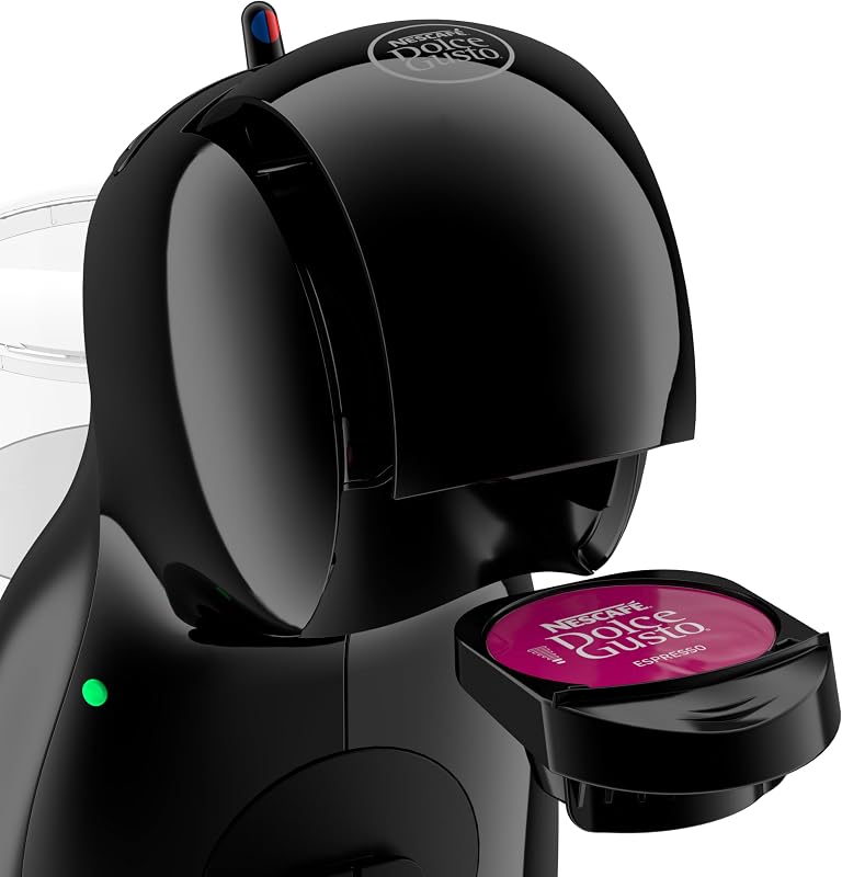 De'Longhi Nescafé Dolce Gusto Piccolo XS EDG210. AB, cafeteira cápsula com design compacto, desligamento automático, bebidas quentes e frias, pressão de 15 bar, preto