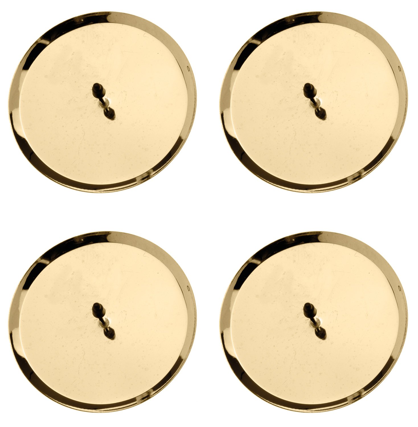 Glorex Candle Holder 67021302 8 cm Set of 4 Gold