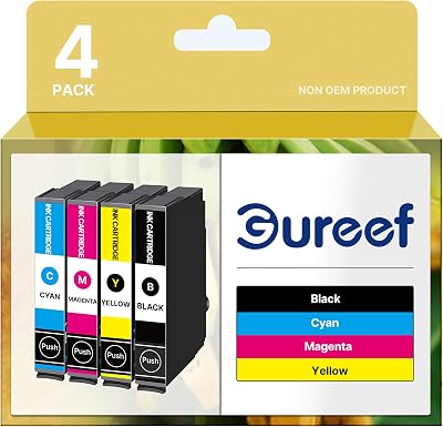 Gureef 604XL Ink Cartridge Multipack for Epson XP XP- Series 4 Pack