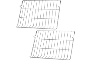 IHOUMEX Upgraded MHL63411403 Oven Rack Replacement 24.6 x 16.2 304 Stainless Steel Range Shelf Compatible with LG Stove LDG4313ST LREL6323S Replaces MHL63411401 MHL63411402 MHL62112101, 2 Pack