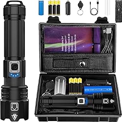 Victoper Rechargeable Flashlight, High Lumens Super