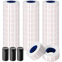 15000 Étiquettes Autocollantes De Prix - 30 Rouleaux Papier Pour Machine MX5500 - Format 21x12mm