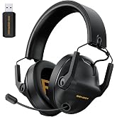 SG600 Wireless Gaming Headset with mic for PC, PS5, PS4, Mac, Xbox one | Over-Ear Memory foam, Wirelss Bluetooth 5.3 Gaming Headphones with Noise Canceling Mic 100+Hr Battery, Dual Drivers
